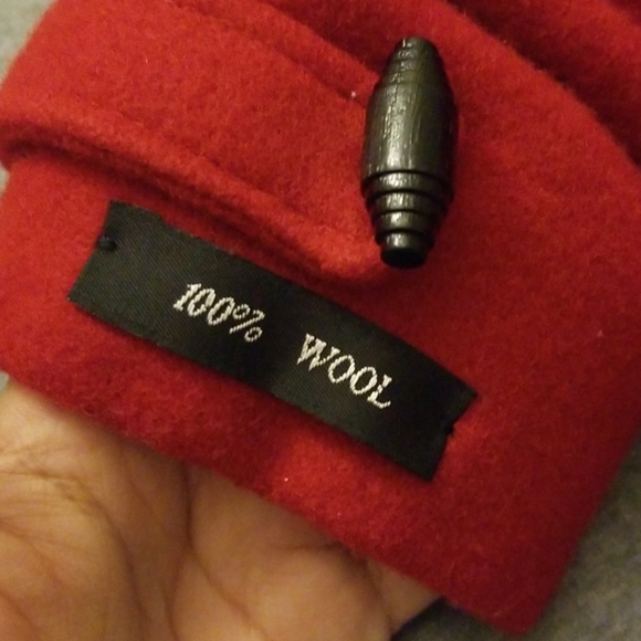 Talbots red peacoat style coat kids 4 wool - Picture 8 of 8